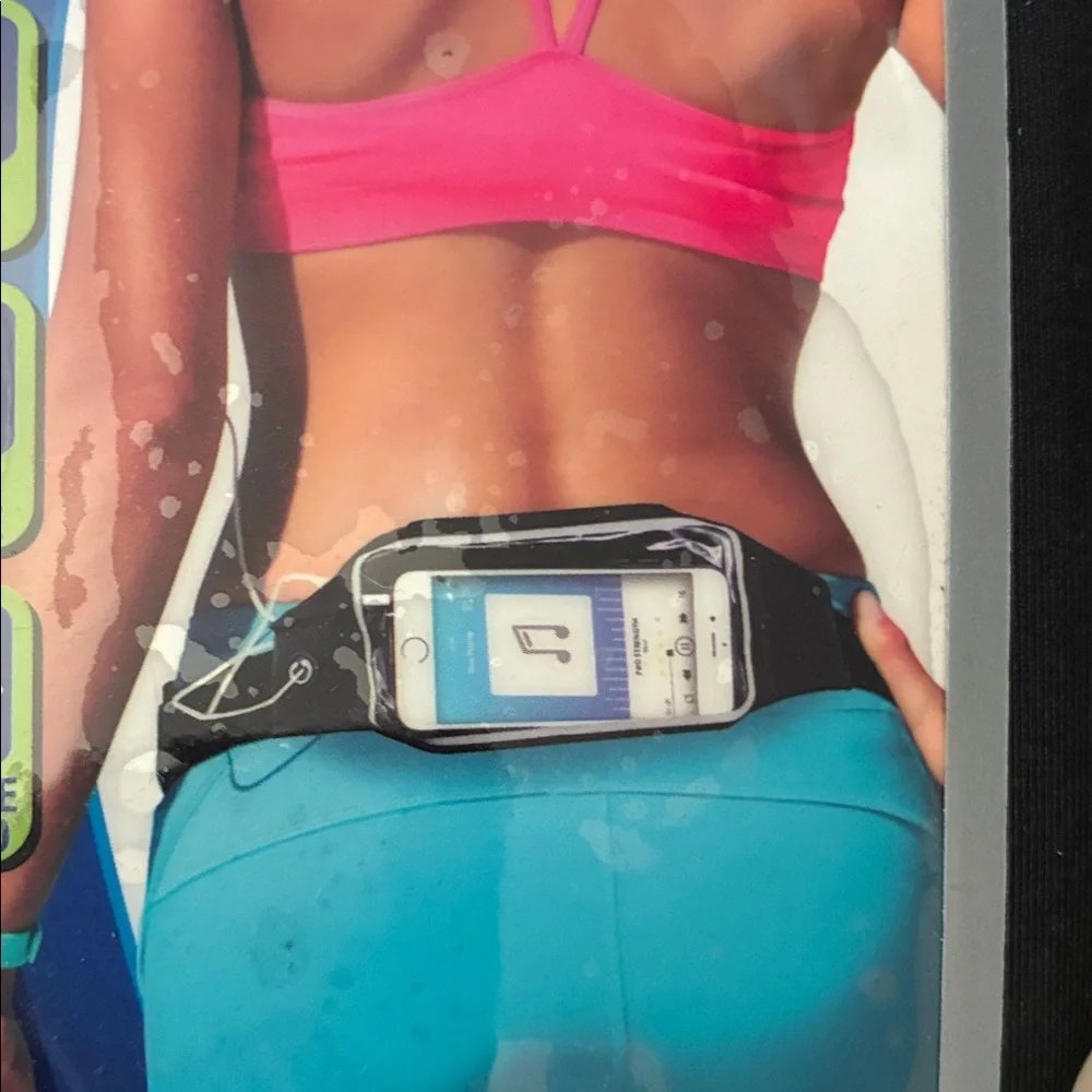 Set of 2 Active Waistband - Black and Pink